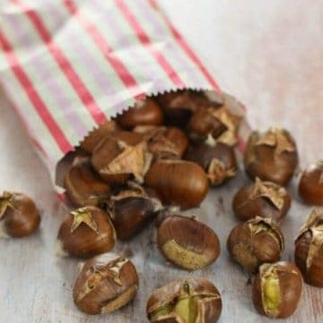 How to roast chestnuts - everything you need to know about picking and roasting sweet chestnuts - foraging with kids - Eats Amazing UK