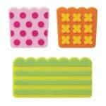 Patterned Silicone Dividers - Set of 3 - Eats Amazing Bento Shop