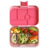Yumbox Classic Bento Box for Kids UK - Gramercy Pink - example lunch 1