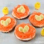 How to make fun and healthy Easter nest bagels - fun Easter lunch idea for kids from Eats Amazing UK
