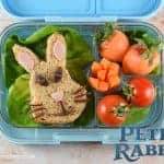Peter Rabbit themed bento box lunch for kids in the Yumbox - Eats Amazing UK