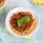 How to make Slow Cooker Bolognese with hidden veggies - kid friendly family meal recipe from Eats Amazing UK