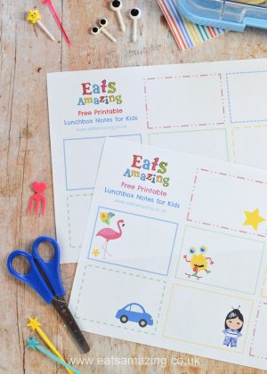 Free Printable Blank Lunchbox Notes for Kids - Eats Amazing.