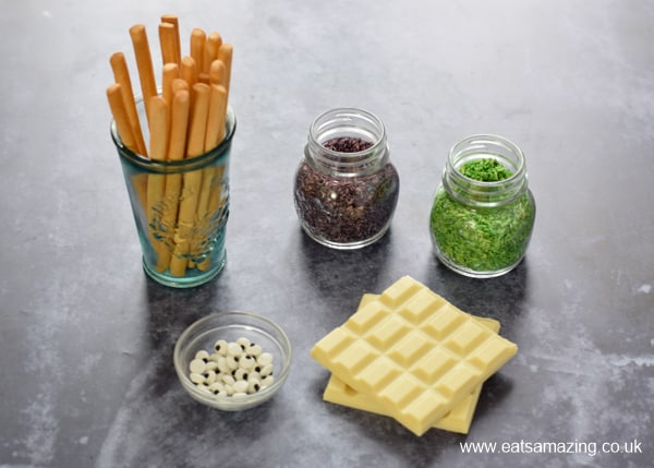 Edible Monster Breadstick Wands recipe - Ingredients needed