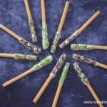Fun Monster breadsticks recipe - quick and easy Halloween party food idea for kids
