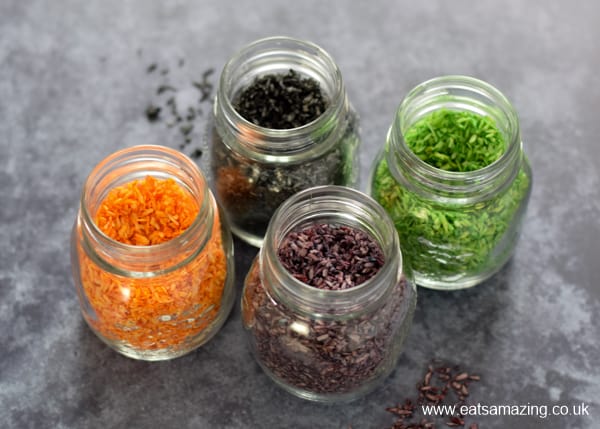 How to make Halloween coconut sprinkles - quick and easy recipe that is perfect for Halloween baking and party food