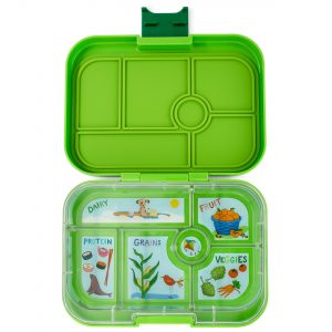 Yumbox Classic divided lunch box in Avocado Green from the Eats Amazing Shop UK - fun kids bento boxes