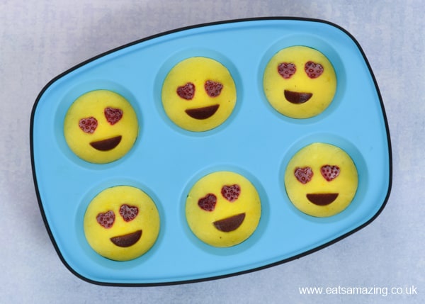How to make love emoji frozen yogurt bites - fun and easy snack recipe kids can make themselves