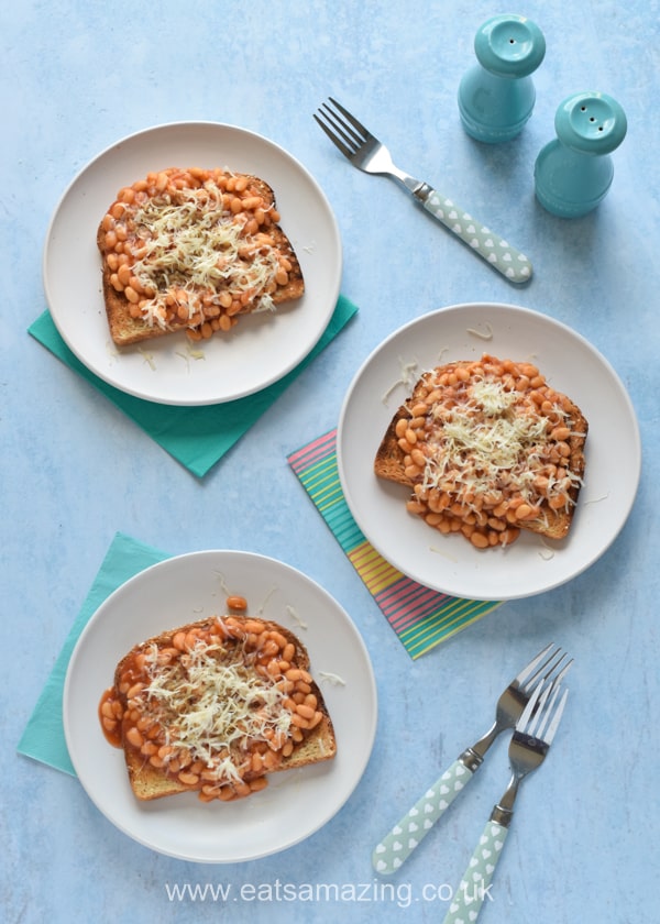 How to make the BEST British style beans on toast - super easy recipe for kids