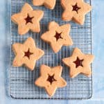 Peanut Butter and Jelly Star Cookies - fun recipe for the 4th July