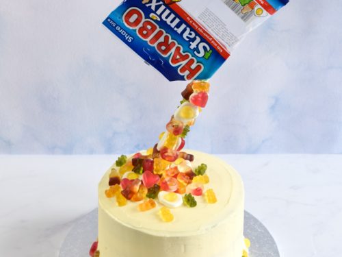 Easy Anti Gravity Cake Recipe With Haribo Starmix Eats Amazing