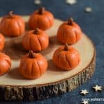 Quick and easy Pumpkin Peanut Butter Balls recipe - fun Halloween recipe for kids