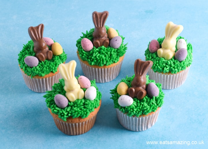 Cute and easy Easter cupcakes recipe - fun Easter food for kids