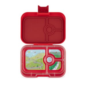 Yumbox Bento Lunch Box UK - Panino Wow Red