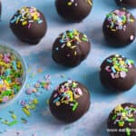 How to make chocolate covered cake balls - cake scraps recipe with step by step photos
