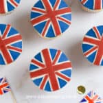 How to make union jack cupcakes for the Royal Jubilee - recipe with step by step photos