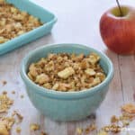 Quick and easy Apple Pie Granola recipe for kids - healthy breakfast idea for kids