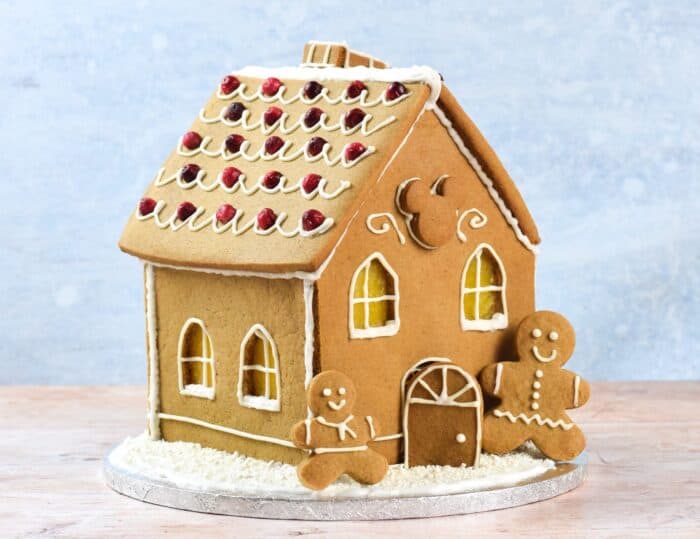 Gingerbread House made for Disney to support 2021 Christmas Ad Launch - Grace Hall Eats Amazing