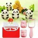 Baby panda rice mould set from the Eats Amazing UK bento shop - perfect for kids bento boxes and healthy snacks
