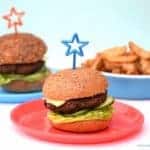Really easy homemade burgers recipe - so easy a child can make them - with free child friendly printable recipe sheet from Eats Amazing UK