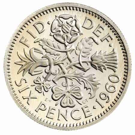 The Royal Mint Sixpence - add to your Christmas pudding on Stir Up Sunday