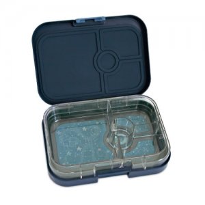 Yumbox Panino Espace Blue 4 compartment lunch box from the Eats Amazing UK Bento Shop - fun kids leakproof bento box