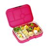 Yumbox UK New Parisian Pink 6 compartment lunch box from the Eats Amazing Bento Shop - fun kids leakproof lunch box