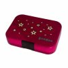 Yumbox UK Parisian Pink lunch box from the Eats Amazing Bento Shop - cute kids leakproof bento box with glow in the dark star design